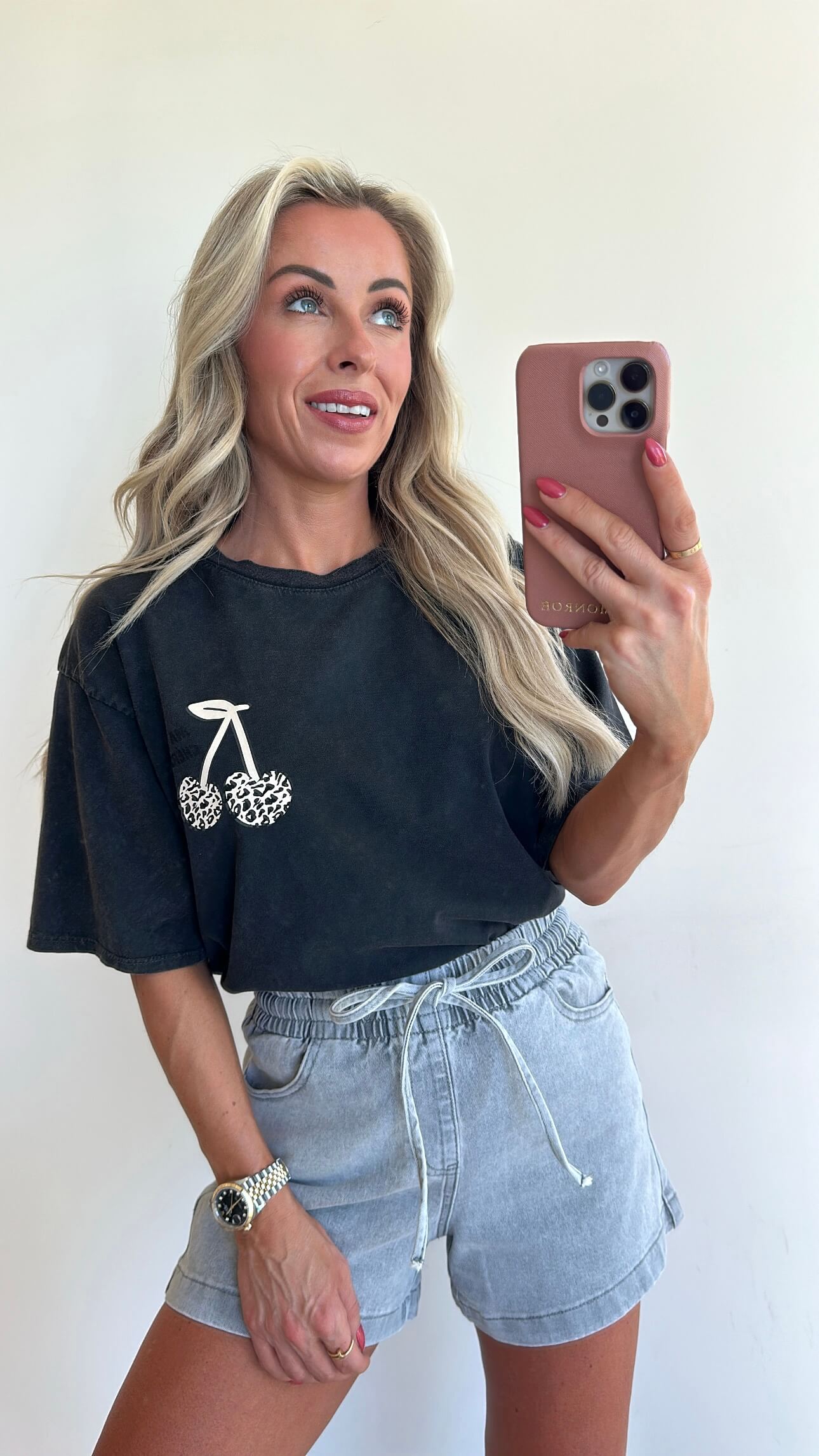 MA CHERIE T-shirt - washed black
