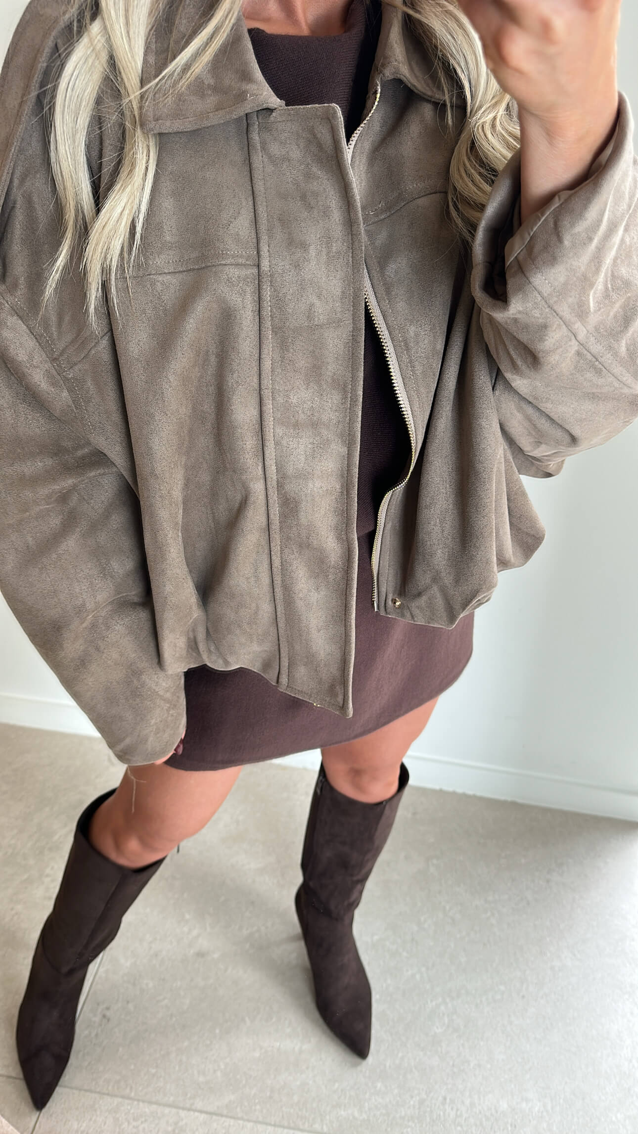 VIRAL JACKET - taupe