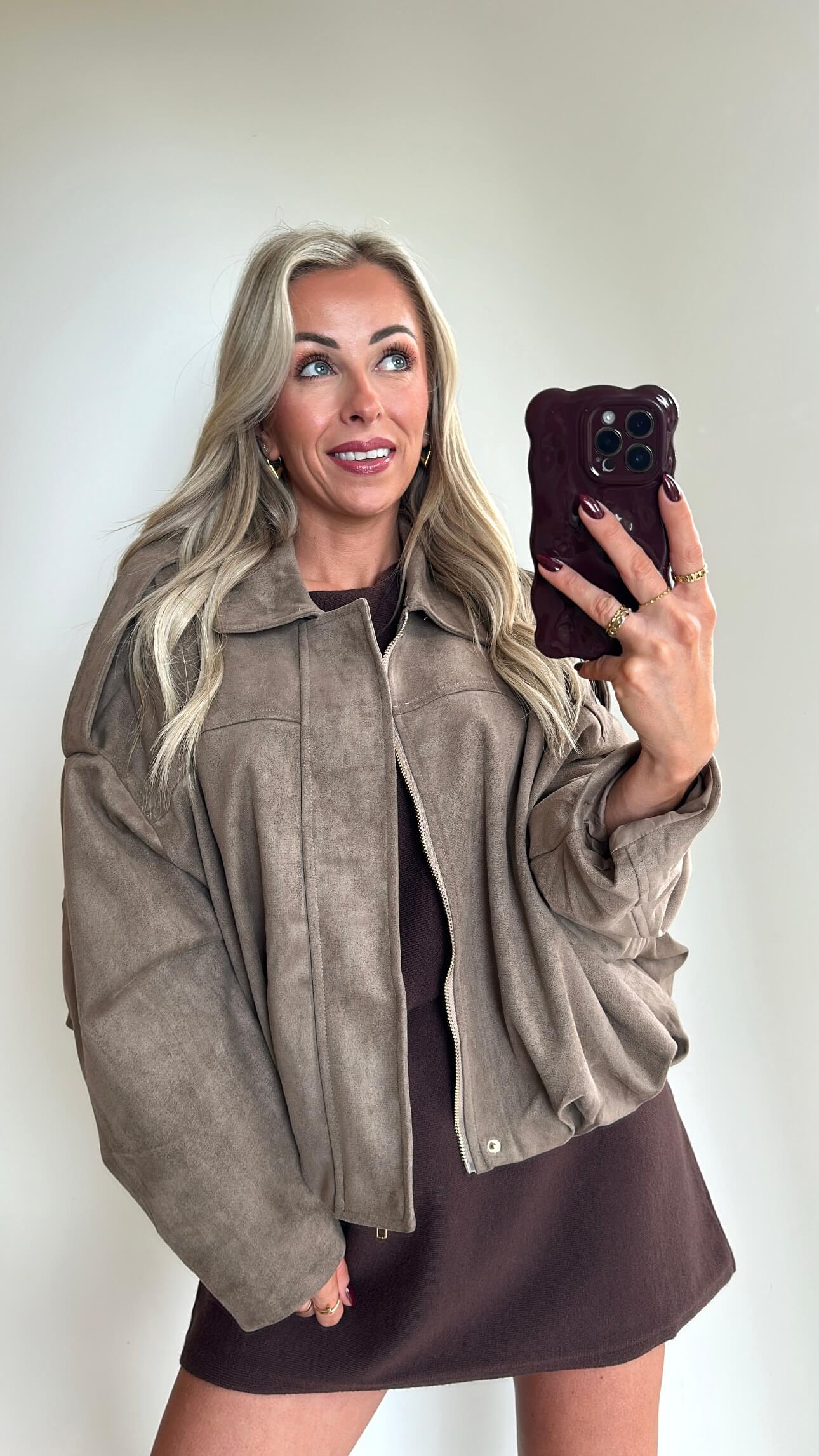 VIRAL JACKET - taupe