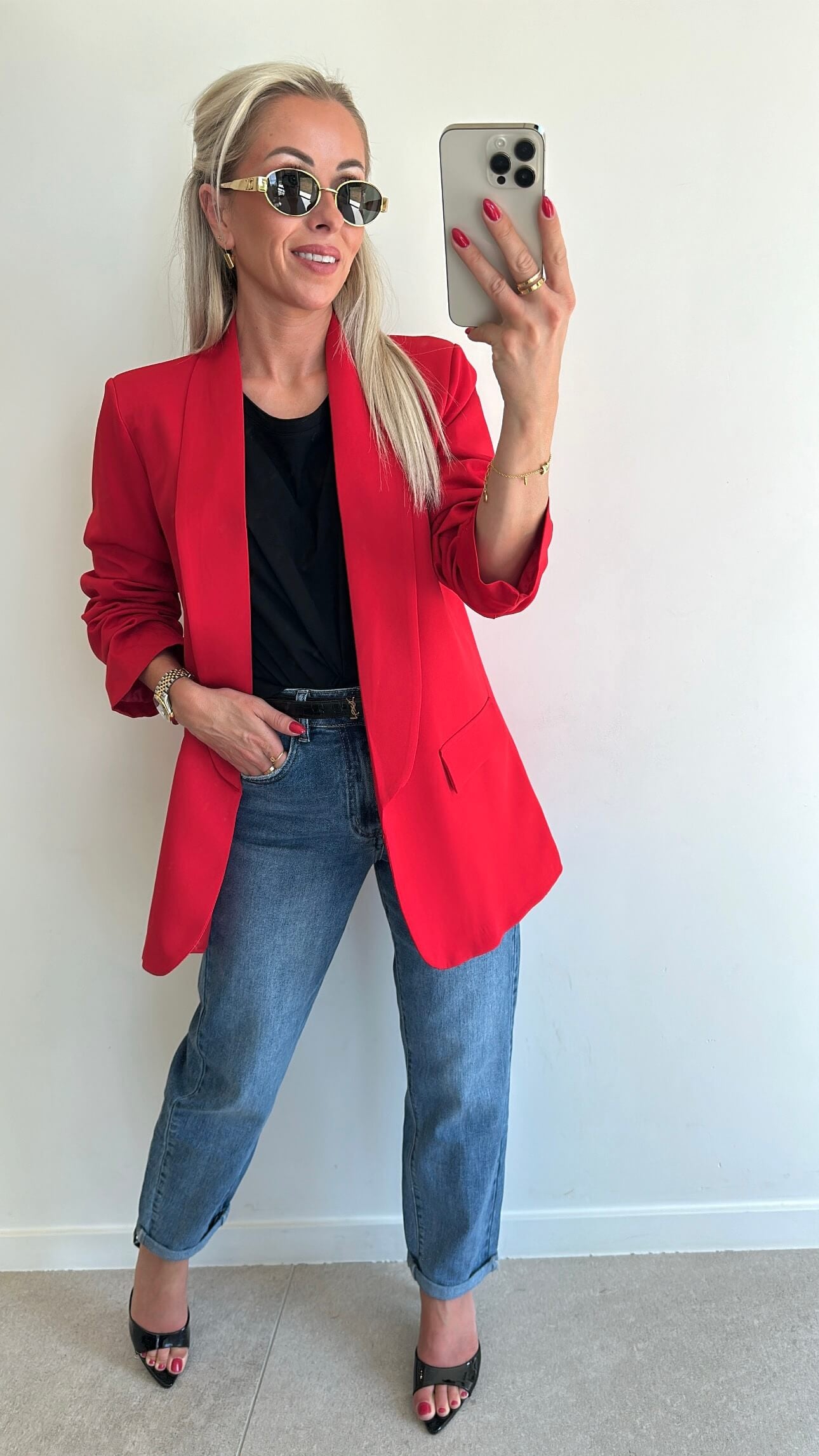 BILLIE Blazer - red