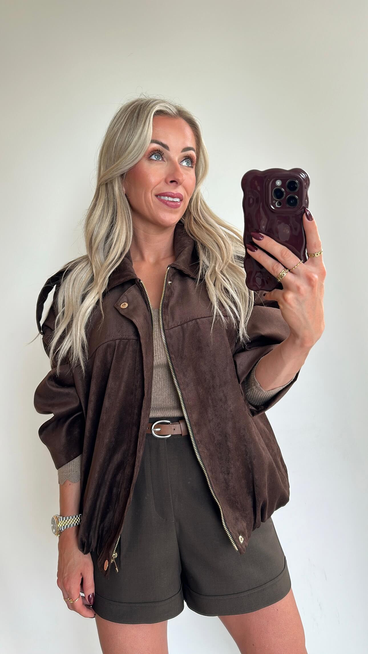 TIKTOK Jacket - brown