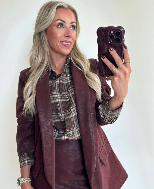 MAY Blazer - bordeaux