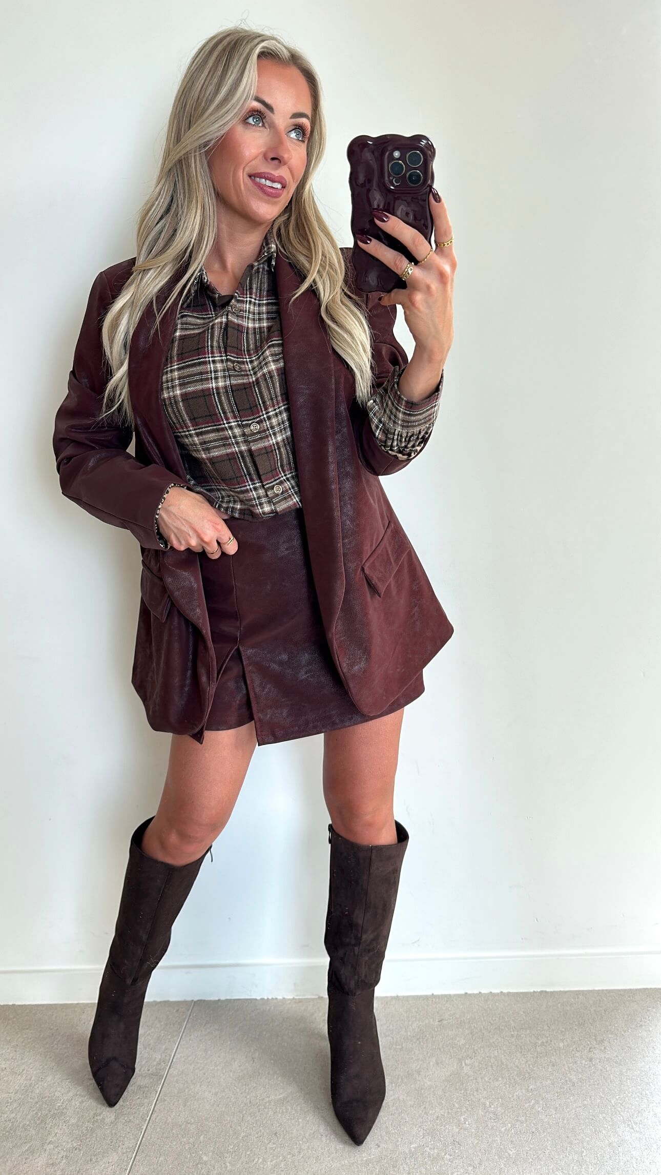 MAY Blazer - bordeaux