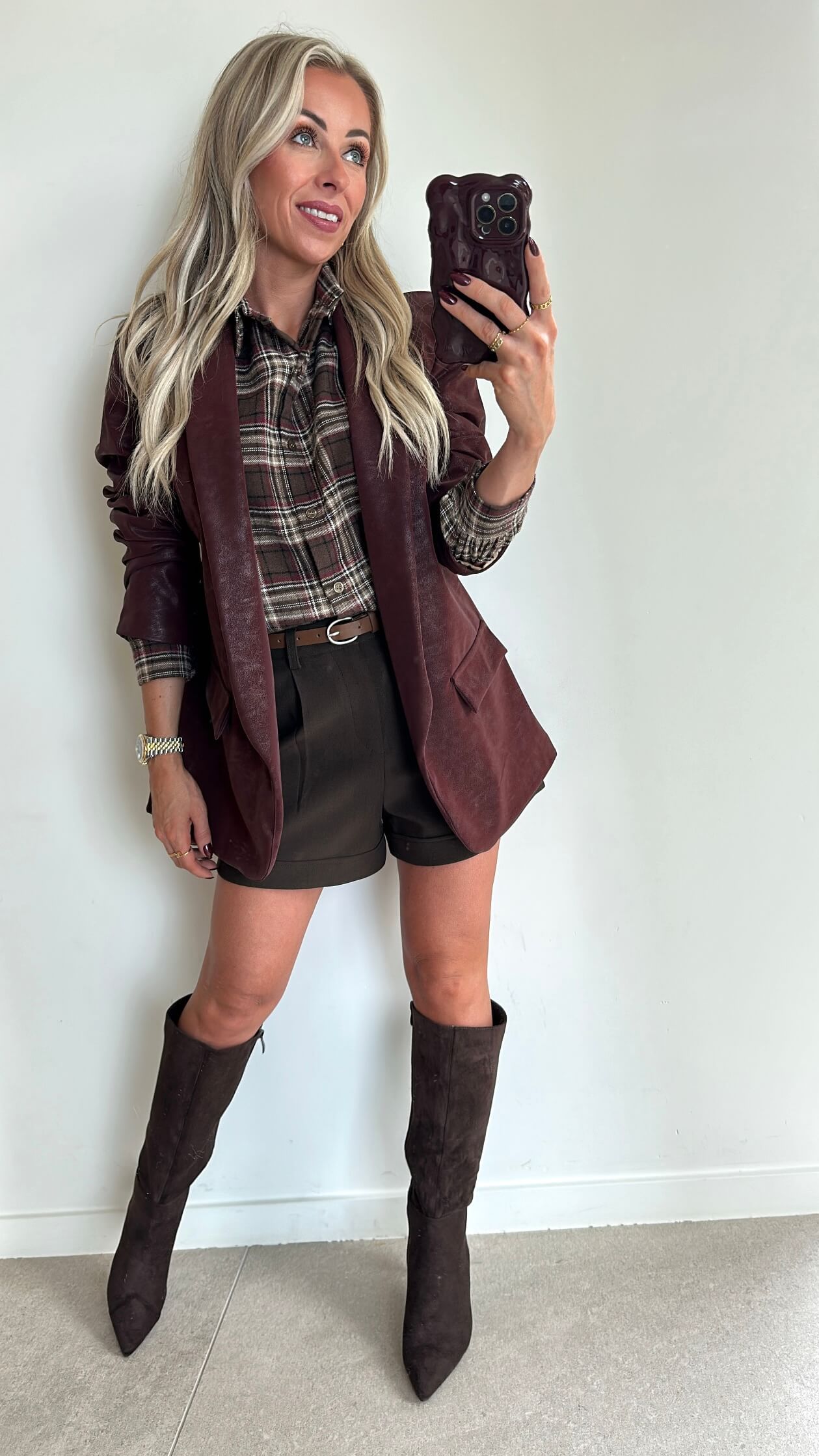 MAY Blazer - bordeaux