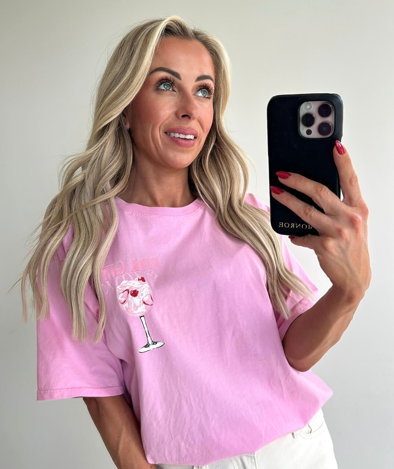 PINK GIN T-shirt - light pink
