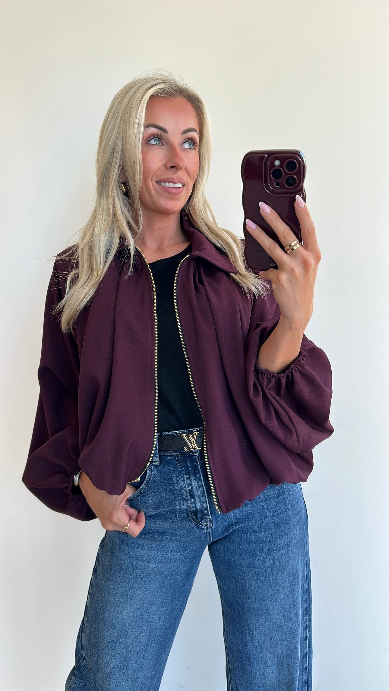 JOVIE Jacket - burgundy