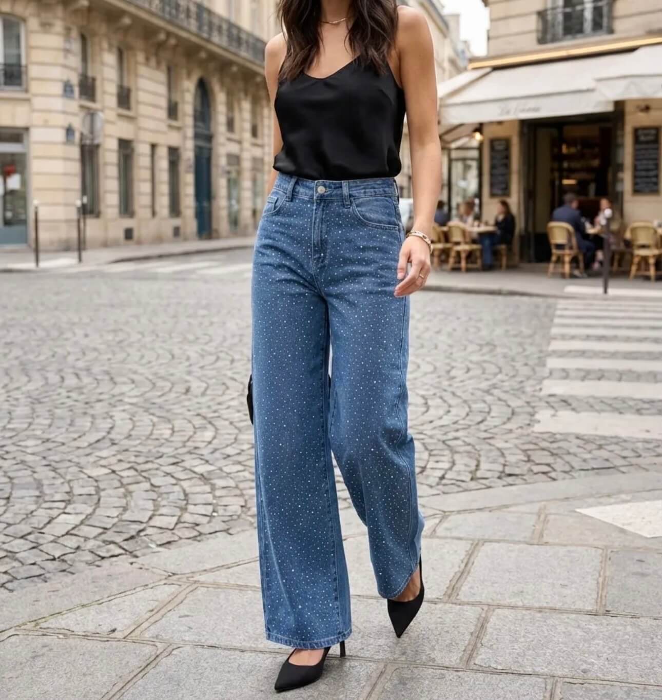 STRAIGHT Jeans (wide effect) - RD7358-1