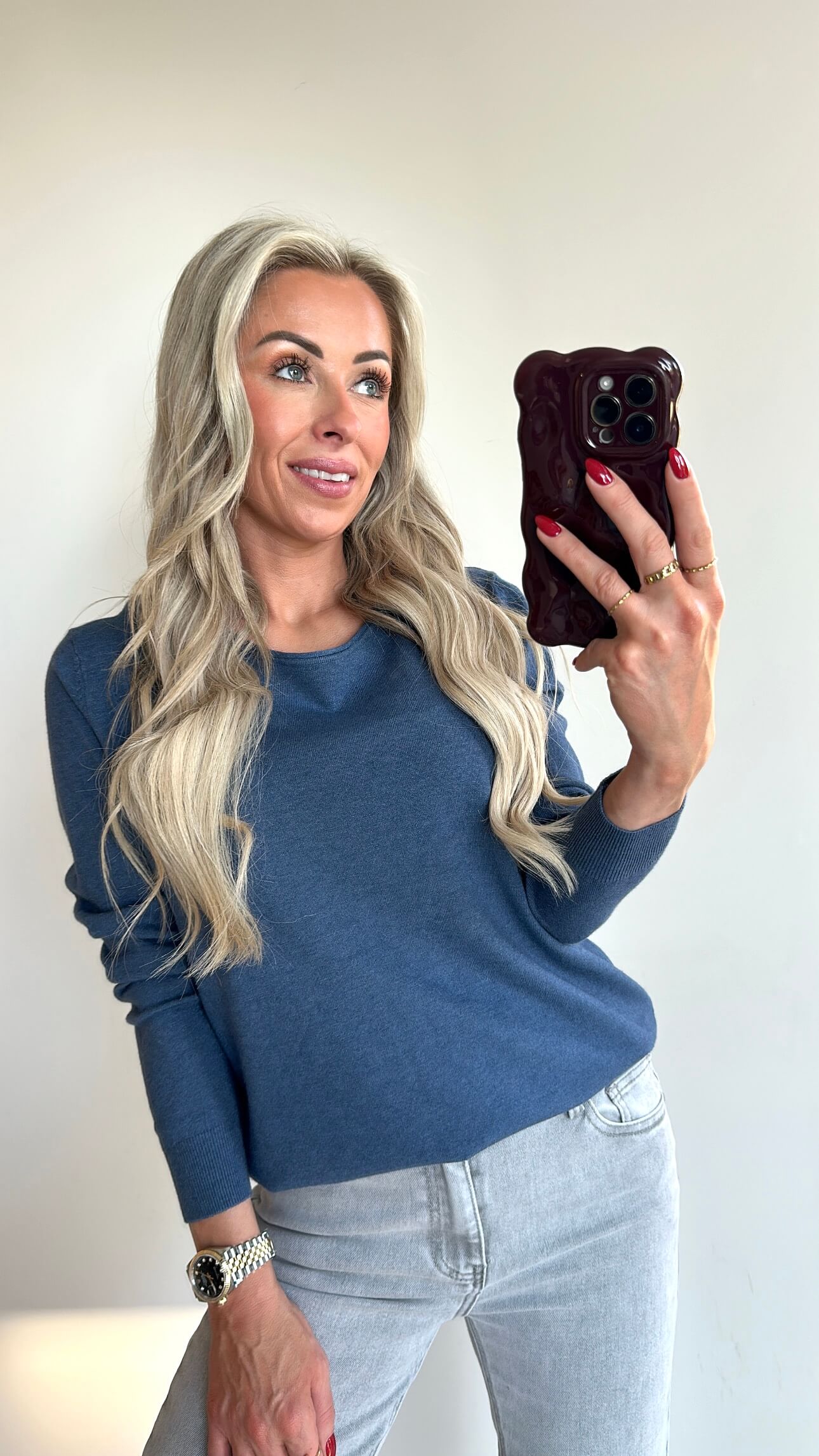 TESS Longsleeve Top - jeans