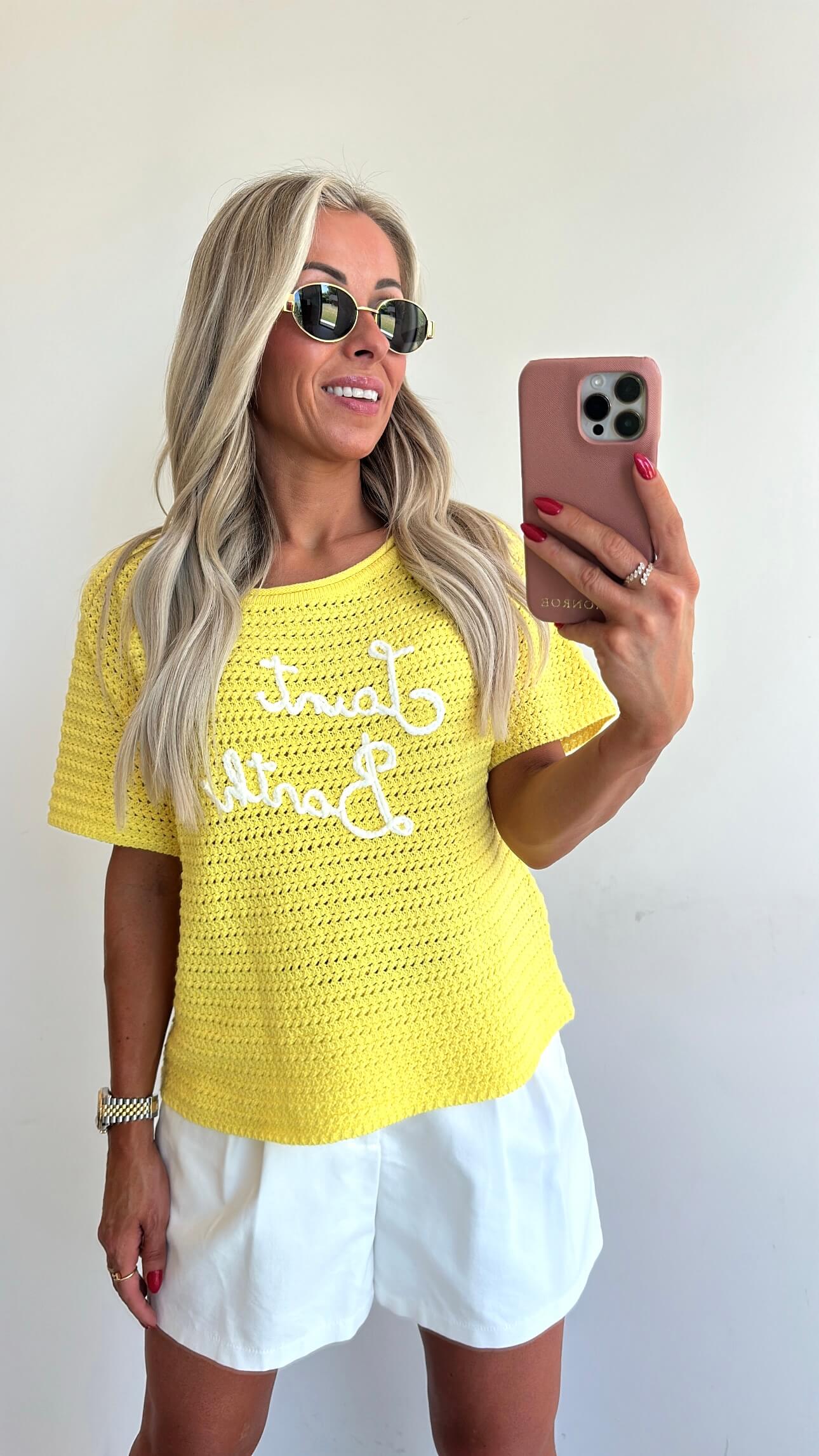 SAINT BARTH Top - yellow