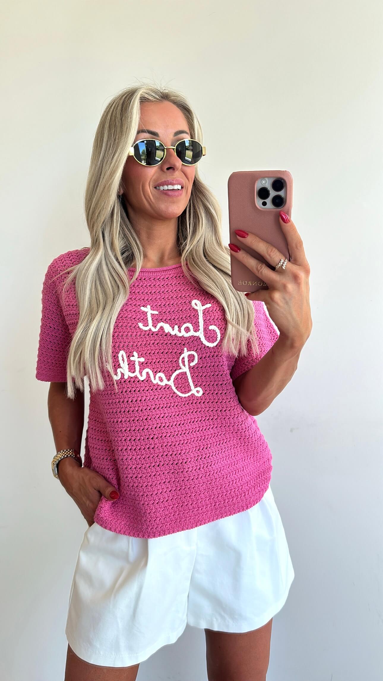 SAINT BARTH Top - pink