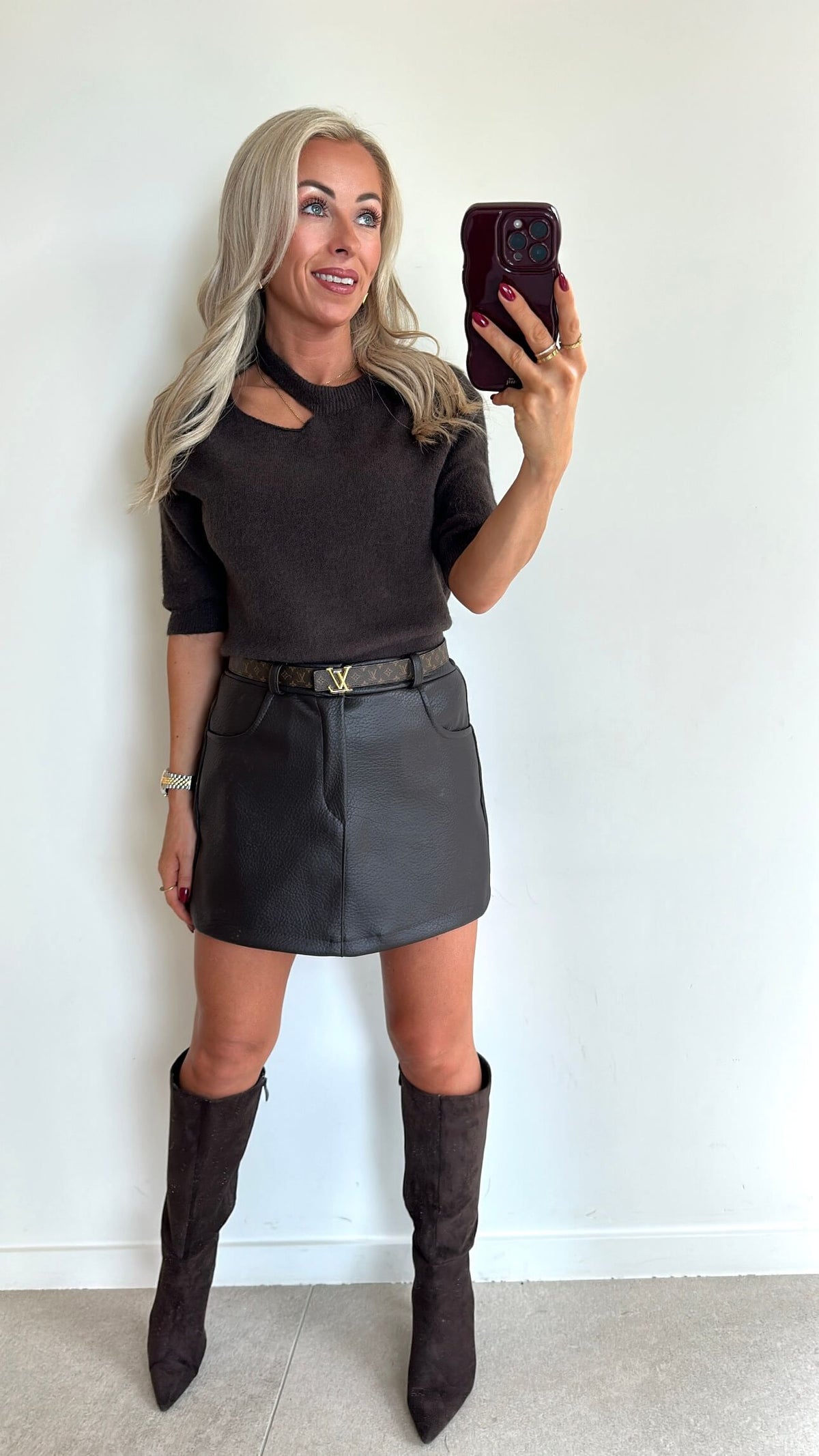 IVIE Top - brown