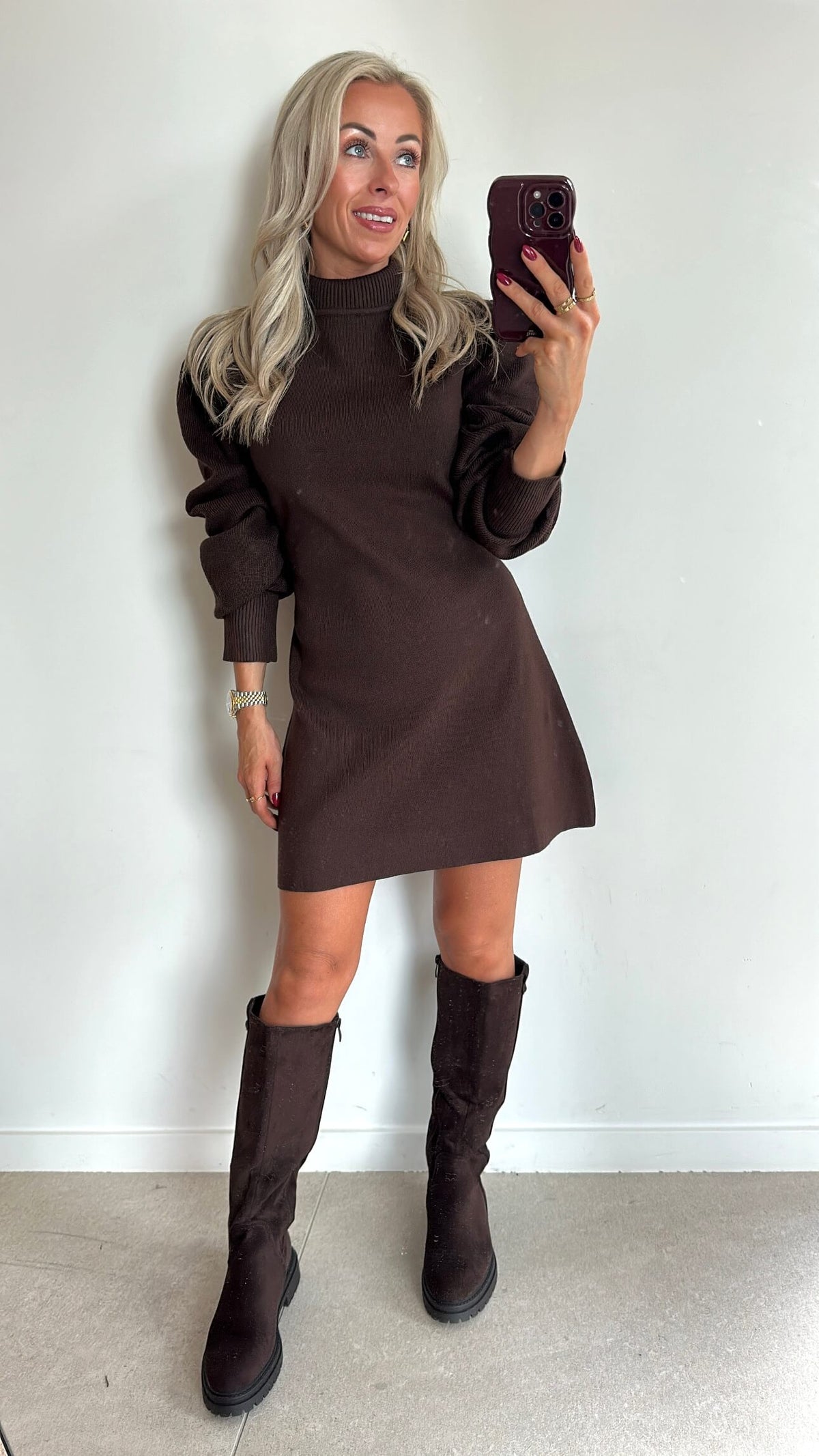 DEMI Dress - brown