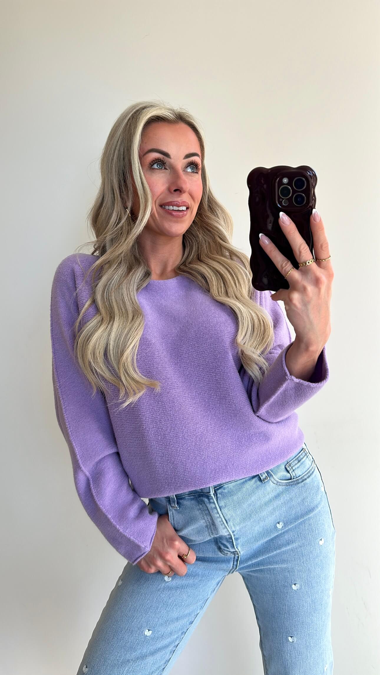 EMILIE Pull - lila