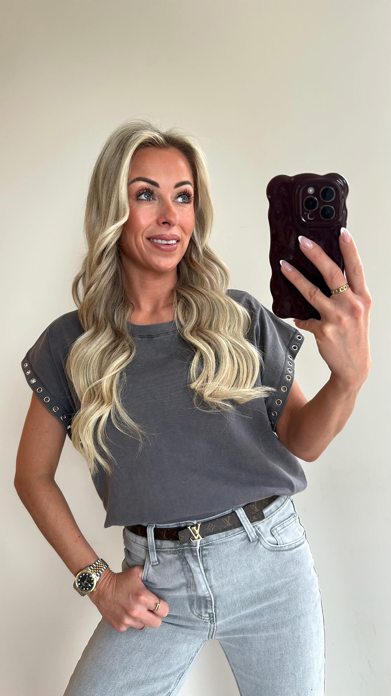 TRICIA T-shirt - grey