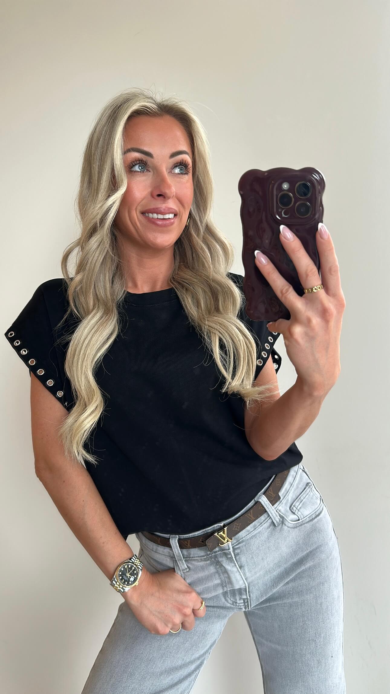 TRICIA T-shirt - black