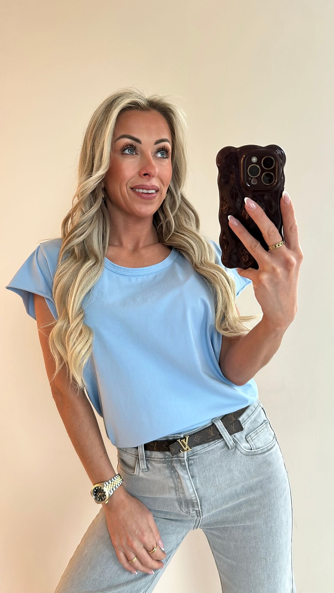 NOVIE T-shirt - baby blue