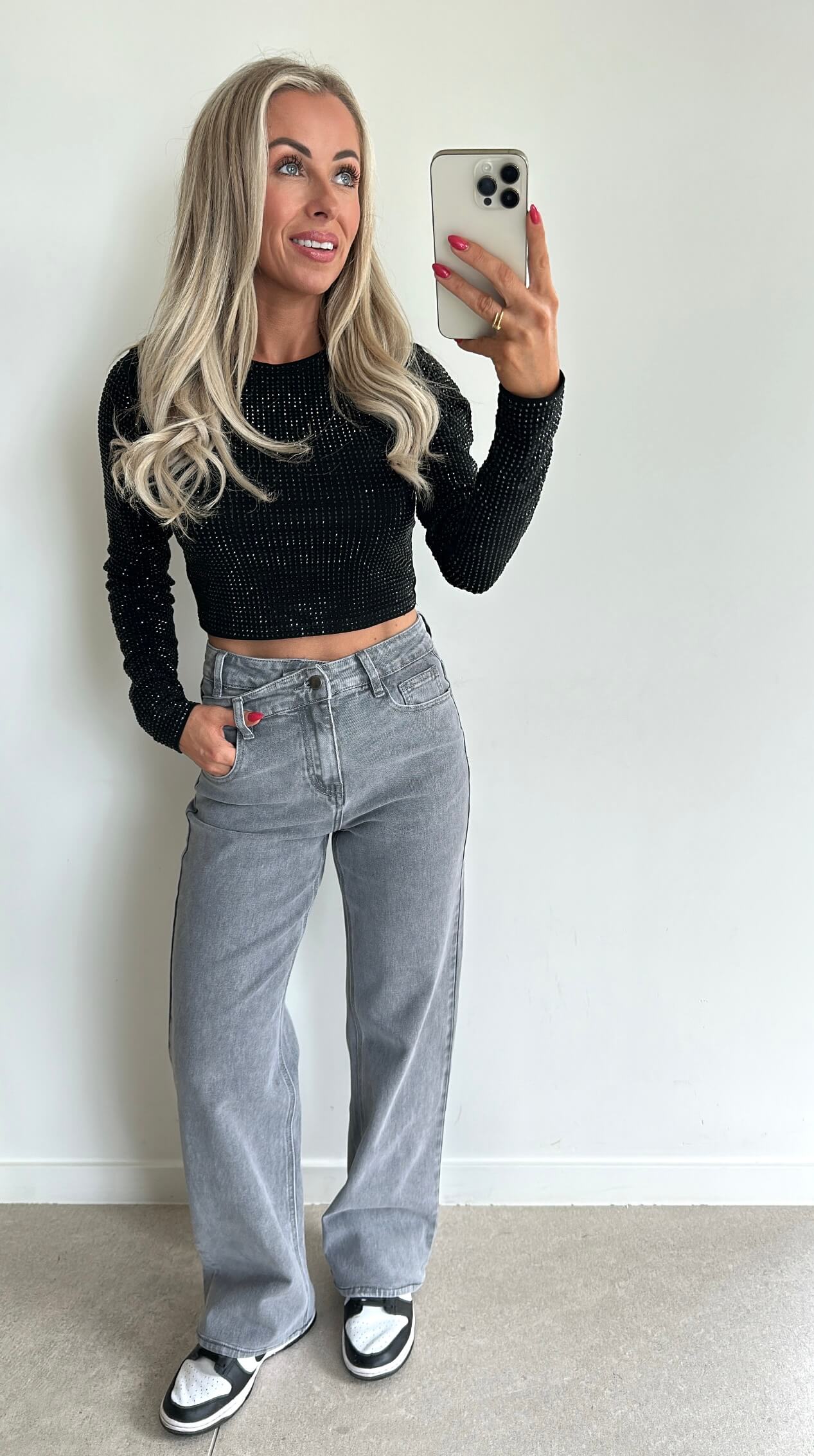 STRAIGHT Jeans (wide effect) - RD9087-13