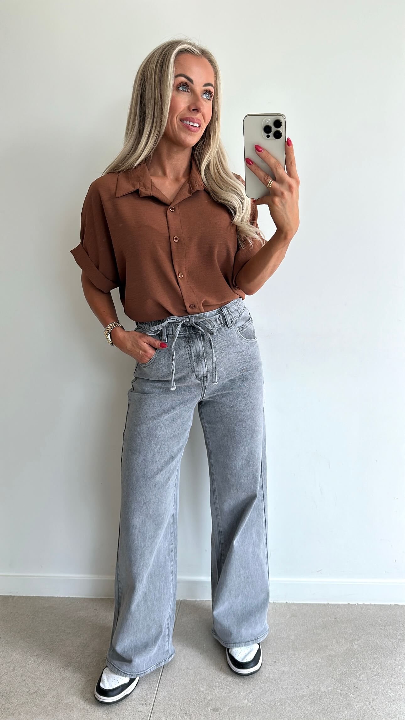 MOLLIE Blouse - camel