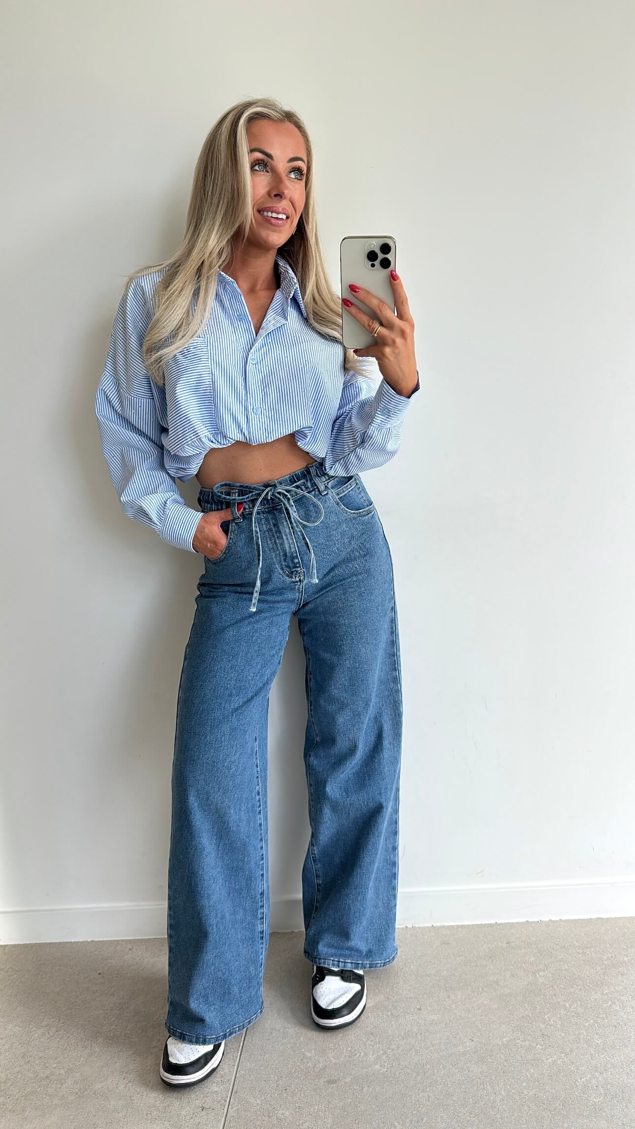 BELLIE Blouse - light blue