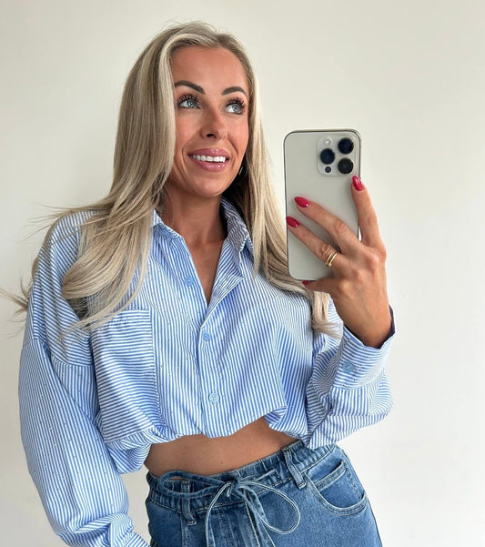 BELLIE Blouse - light blue