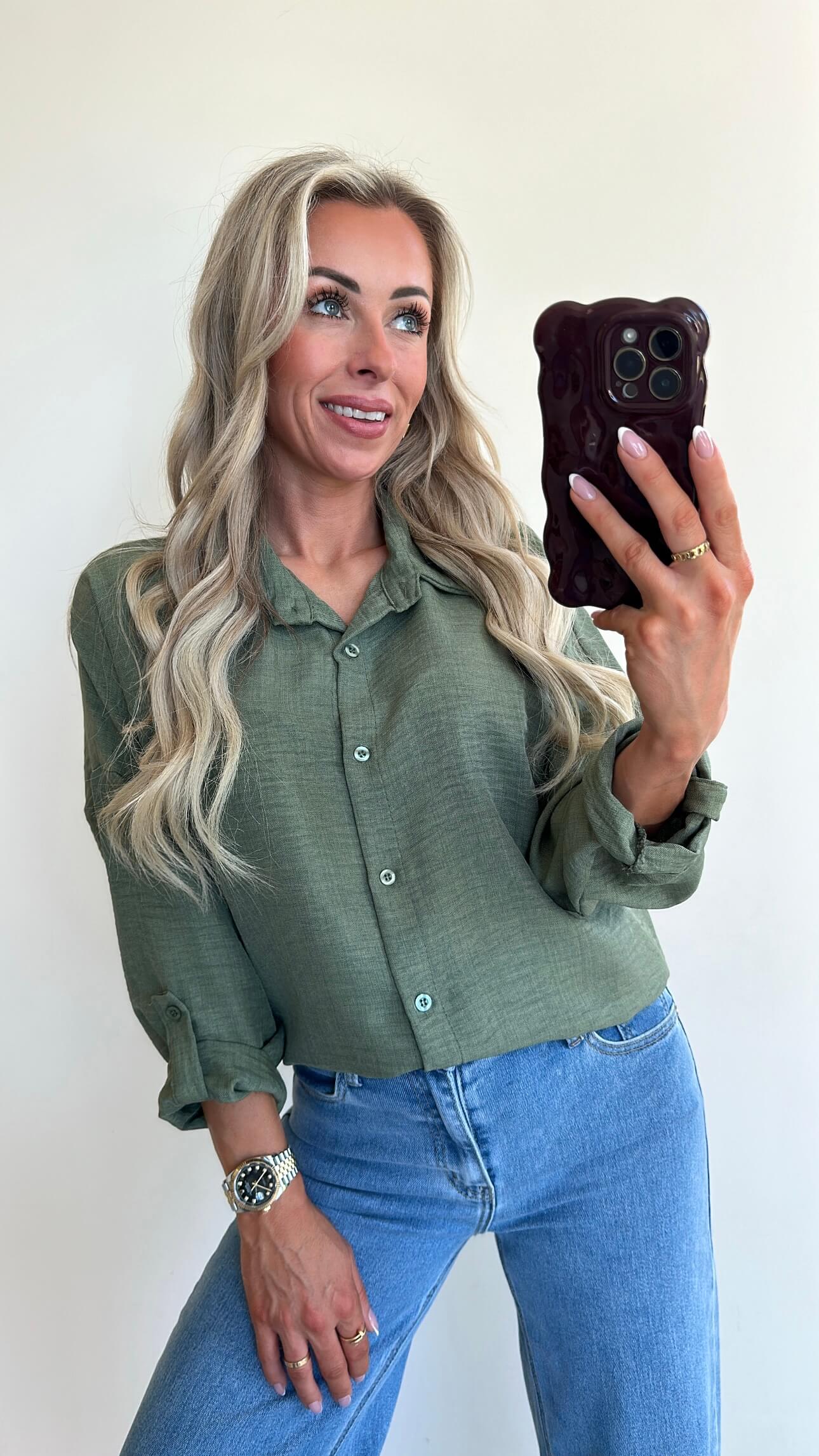 BIBI Blouse - khaki