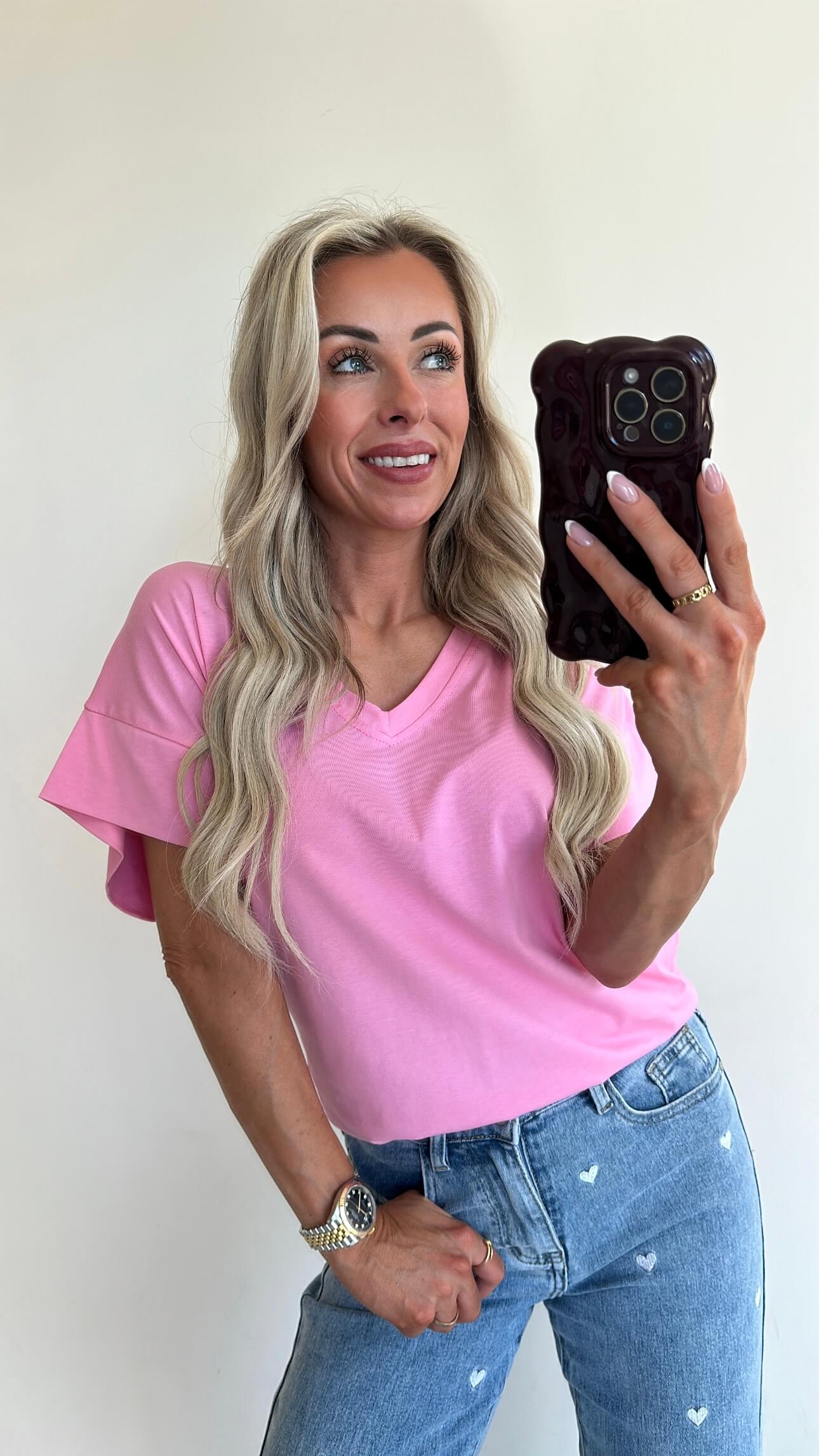 NOVA T-shirt - candy pink