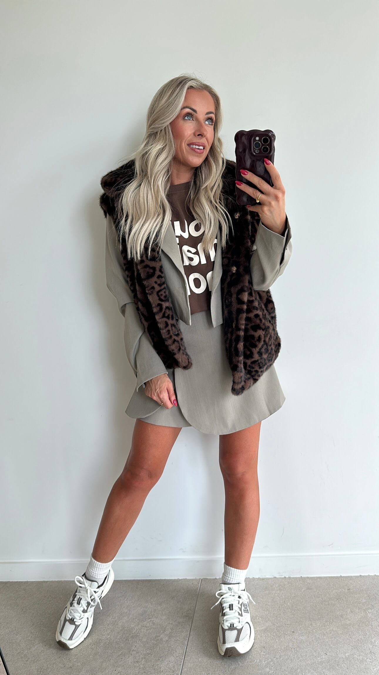 SOPHIA Skort - taupe