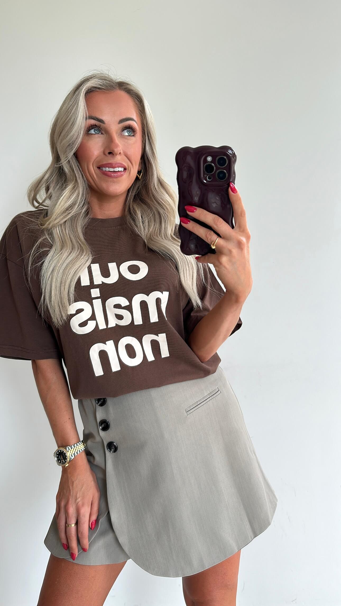 SOPHIA Skort - taupe