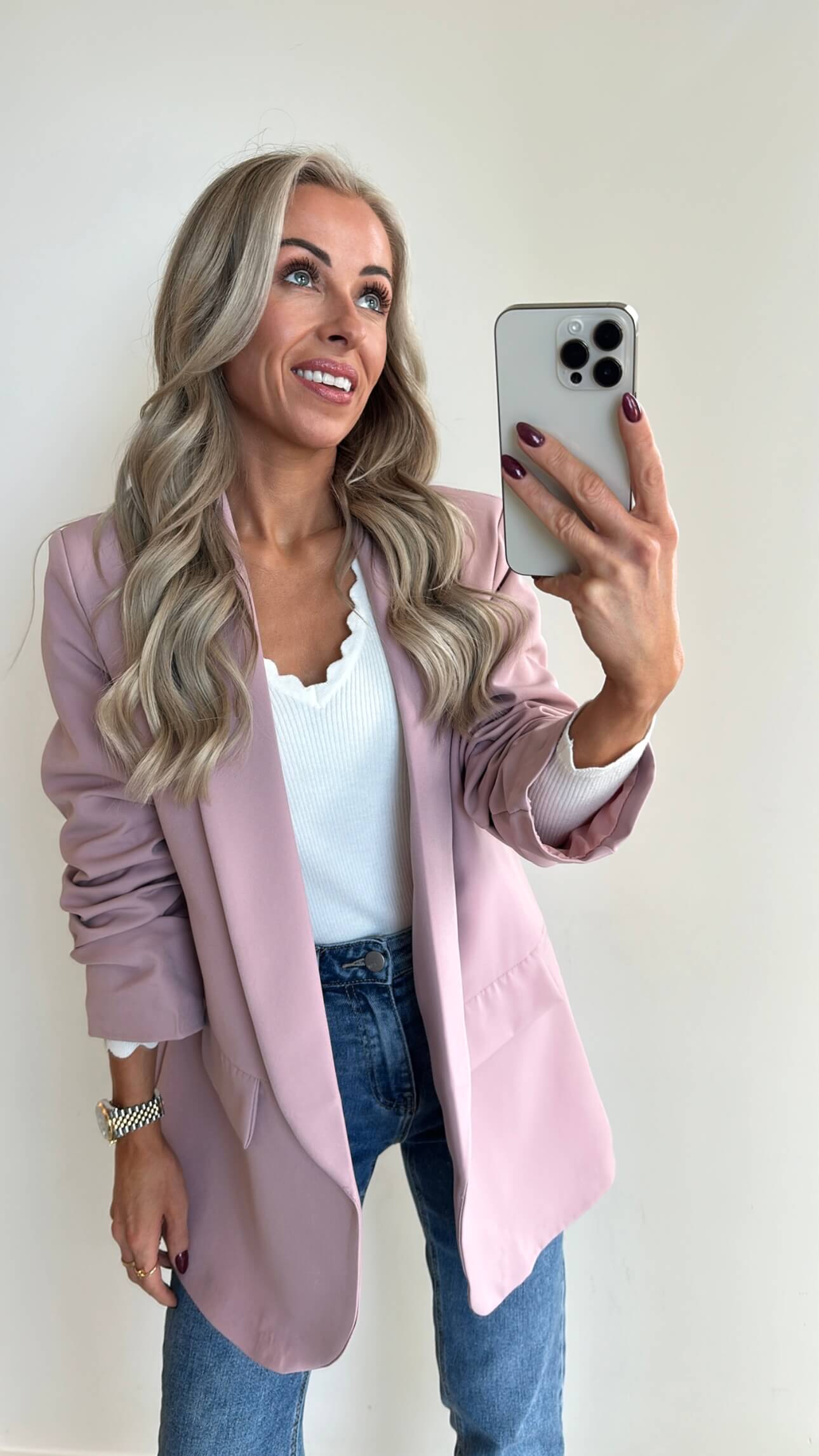 BILLIE Blazer - powder pink