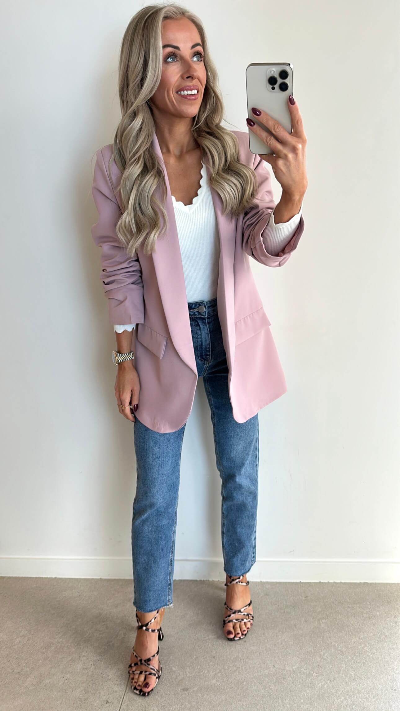 BILLIE Blazer - powder pink