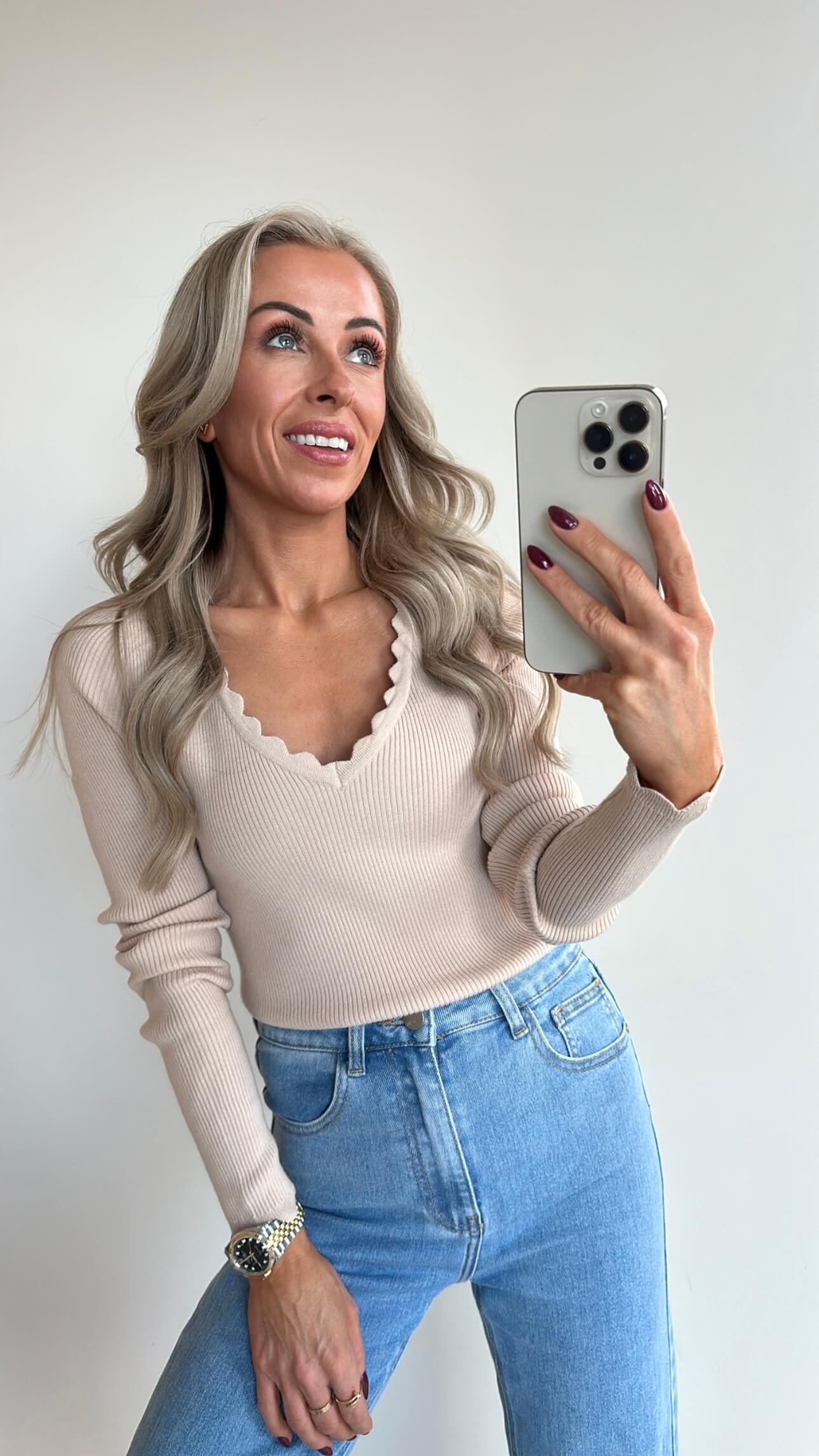 TILLIE Top - nude