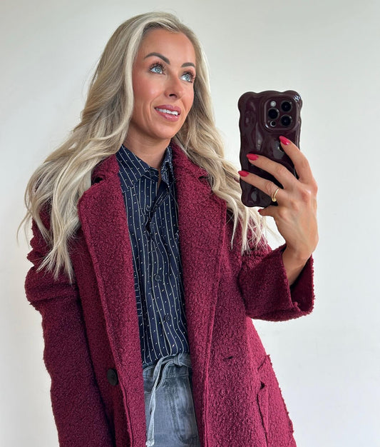 CAMI Coat - burgundy