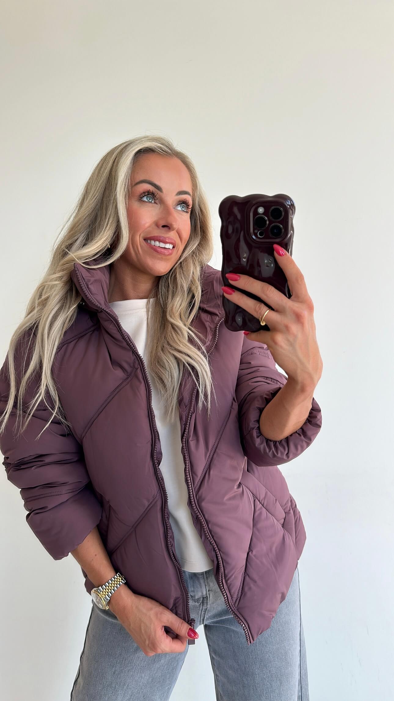 DOLLIE Down Coat - magic mauve