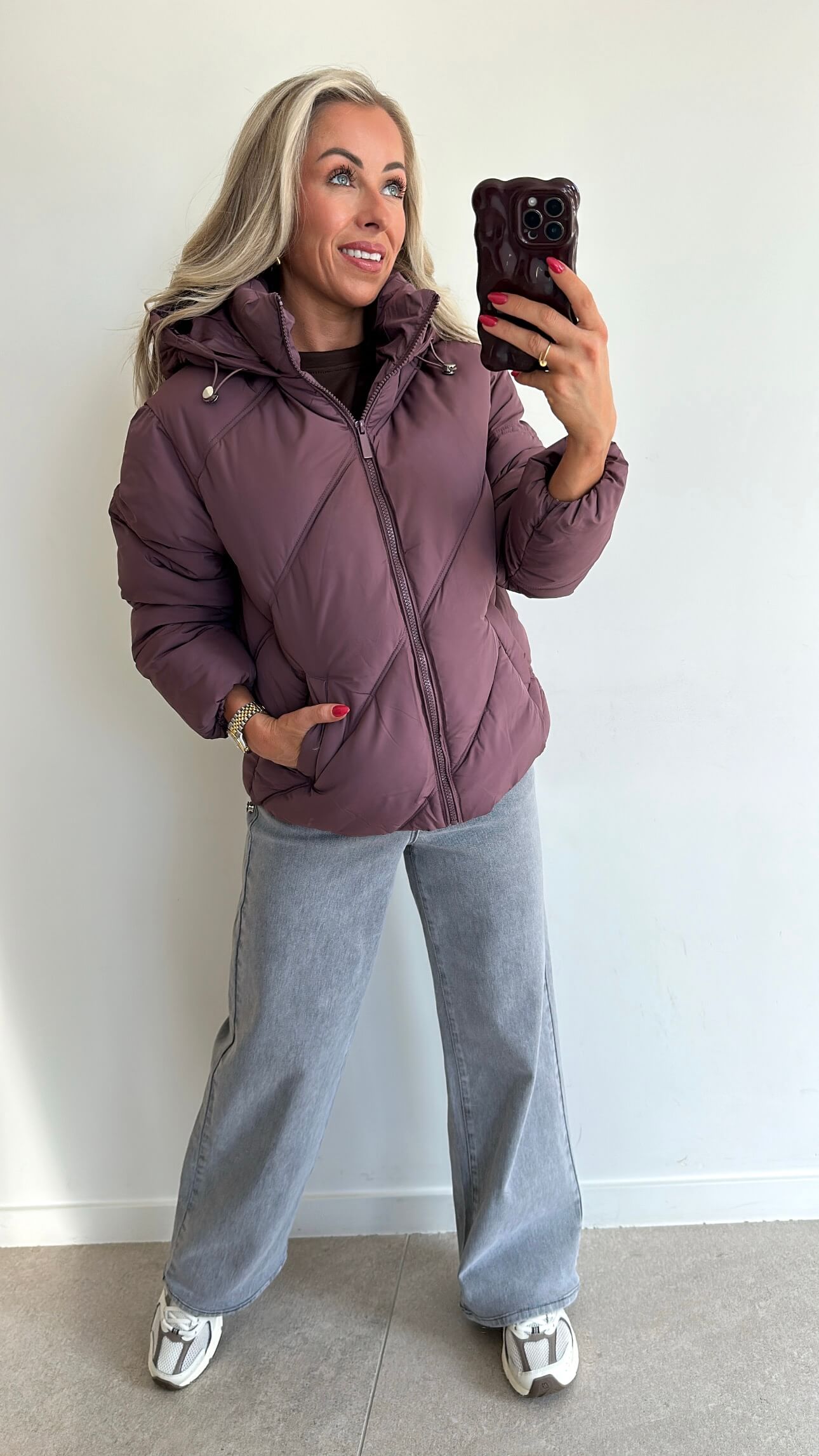 DOLLIE Down Coat - magic mauve