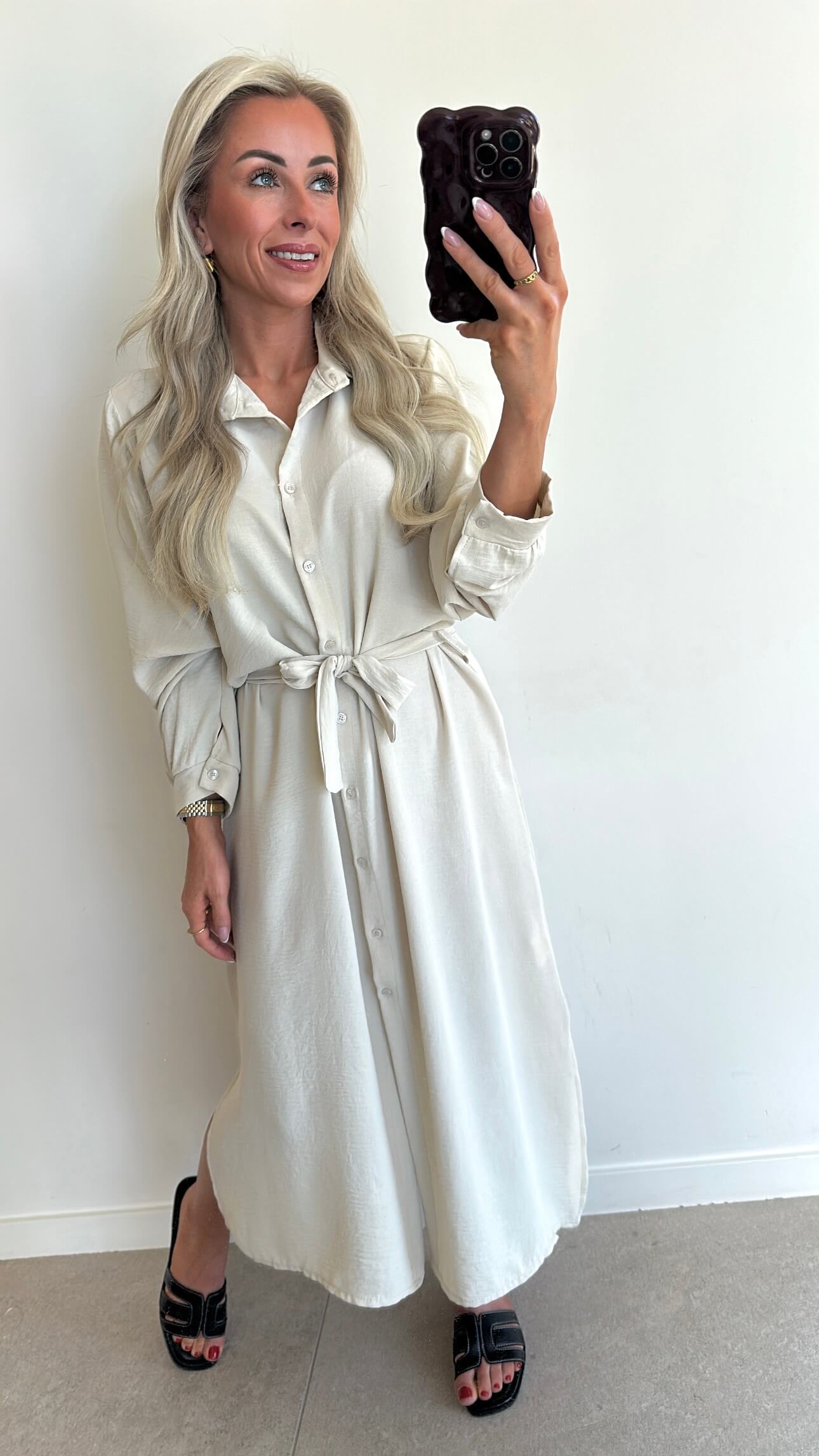 SOPHIE Dress Long - beige