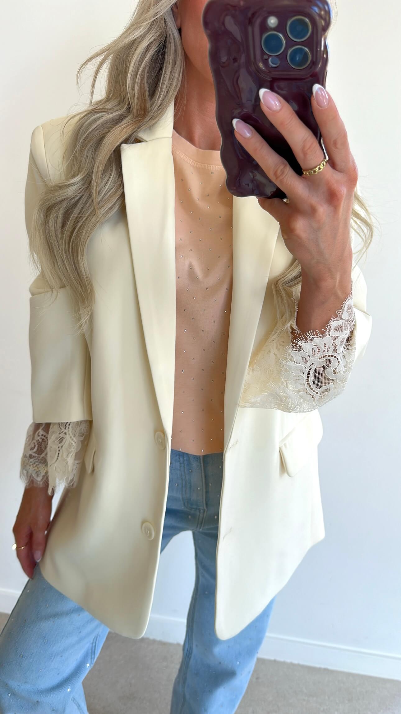 STELLA Blazer - vanilla yellow