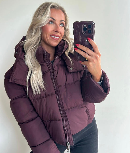 DREAM Downn Coat - burgundy