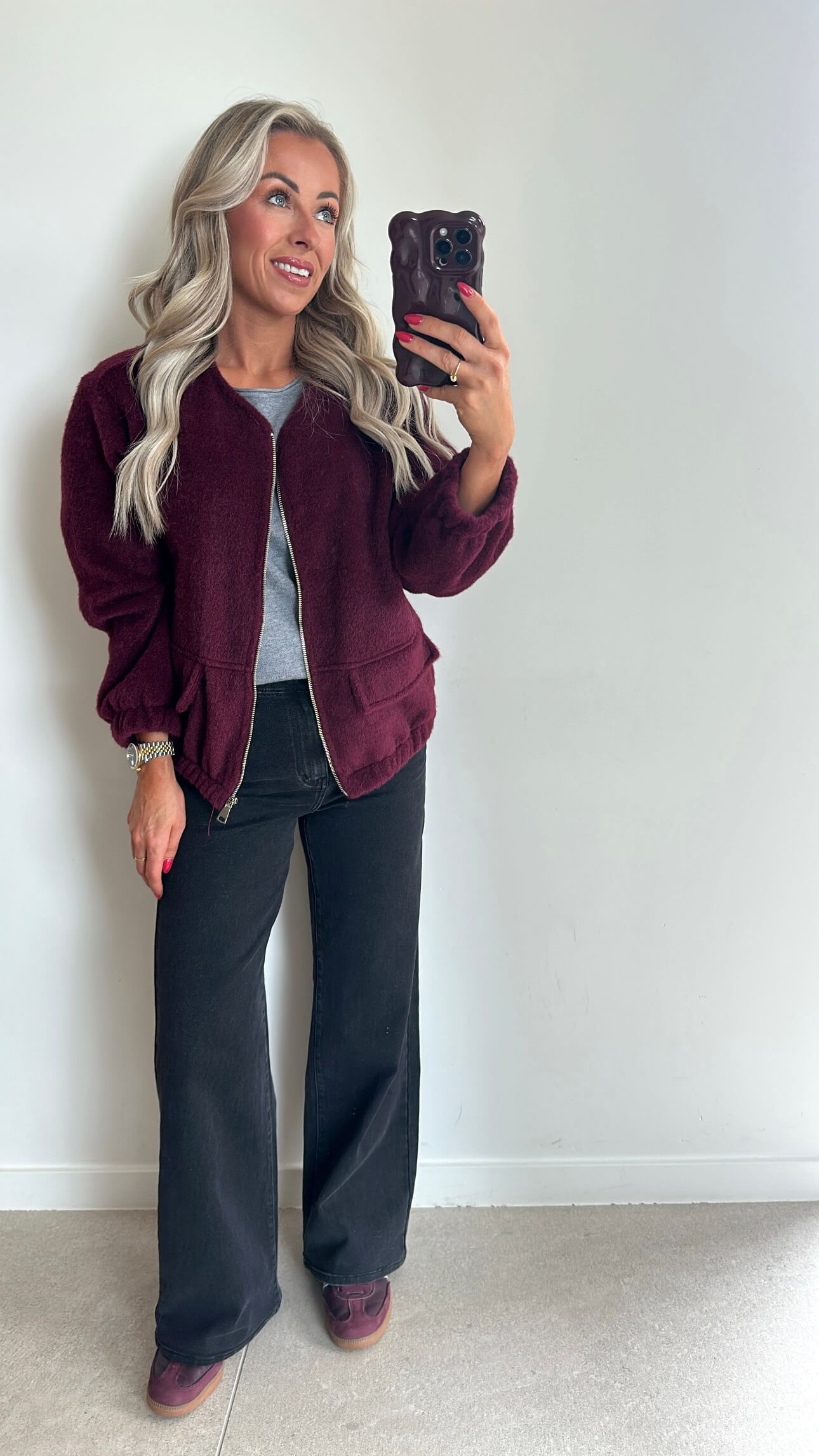 TESS Longsleeve Top - grey