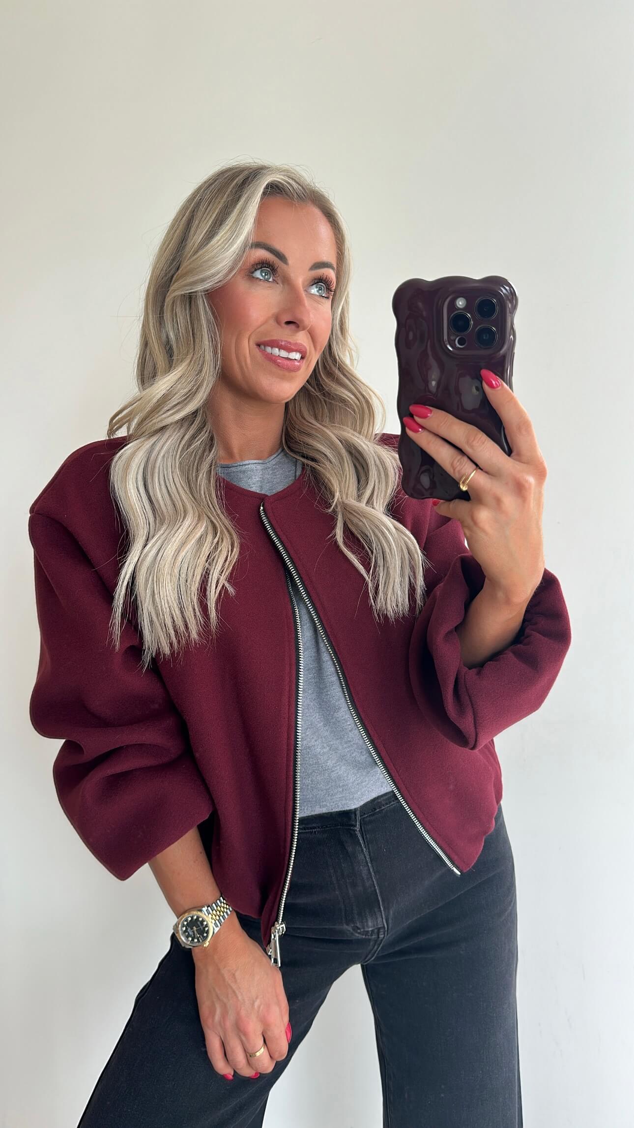 TESS Longsleeve Top - grey