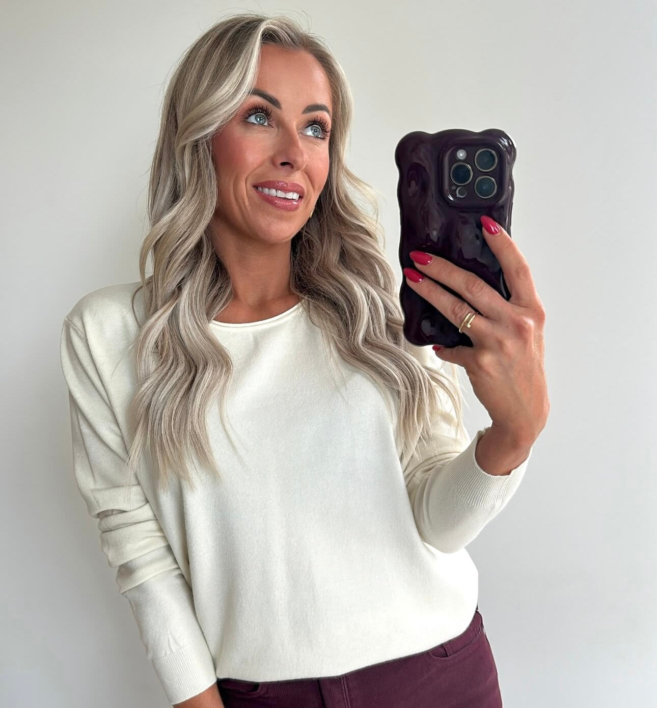 TESS Longsleeve Top - ecru