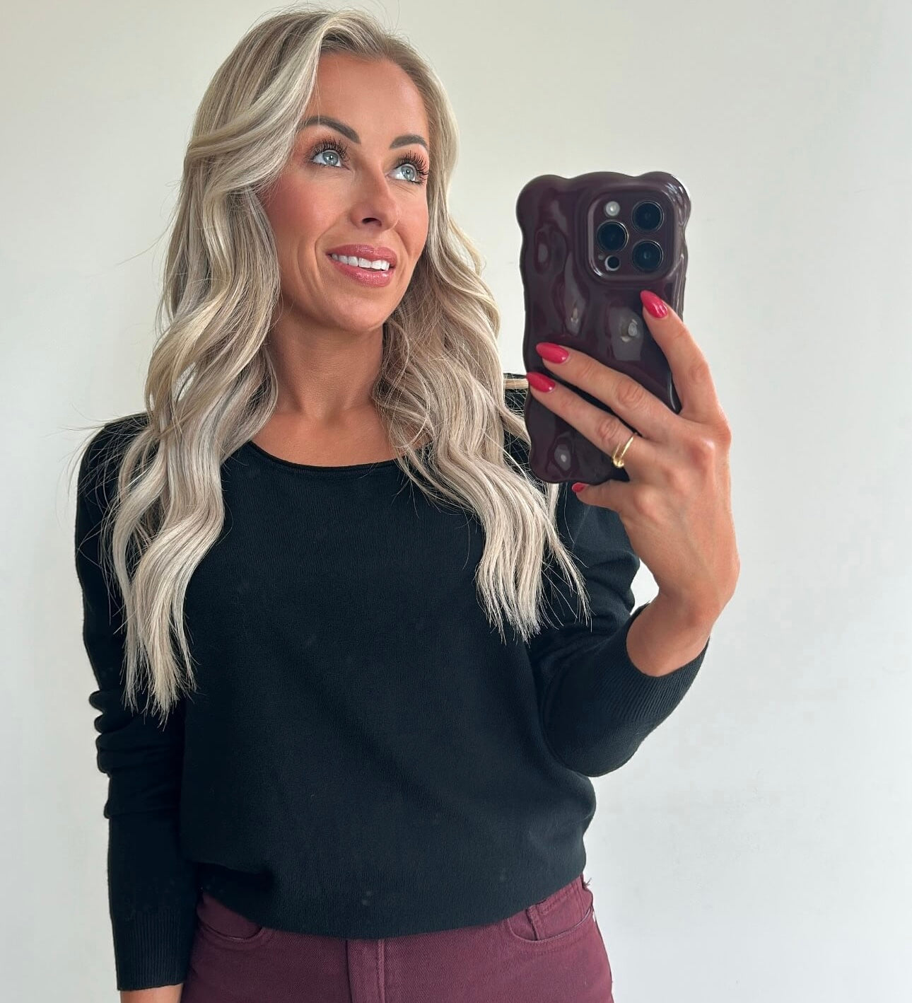 TESS Longsleeve Top - black