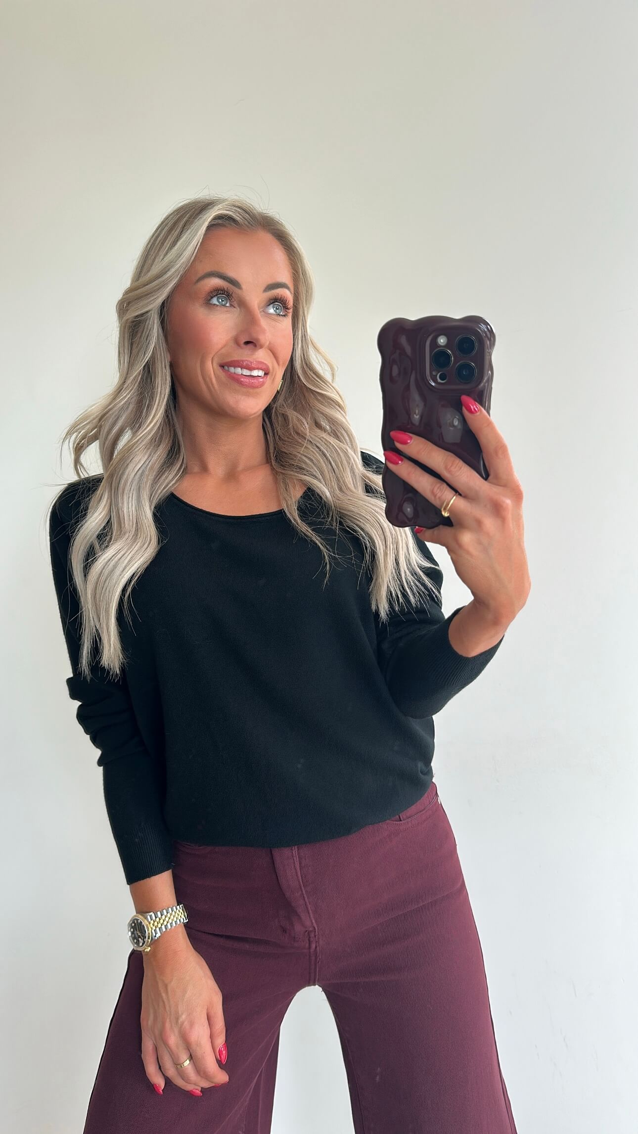 TESS Longsleeve Top - black