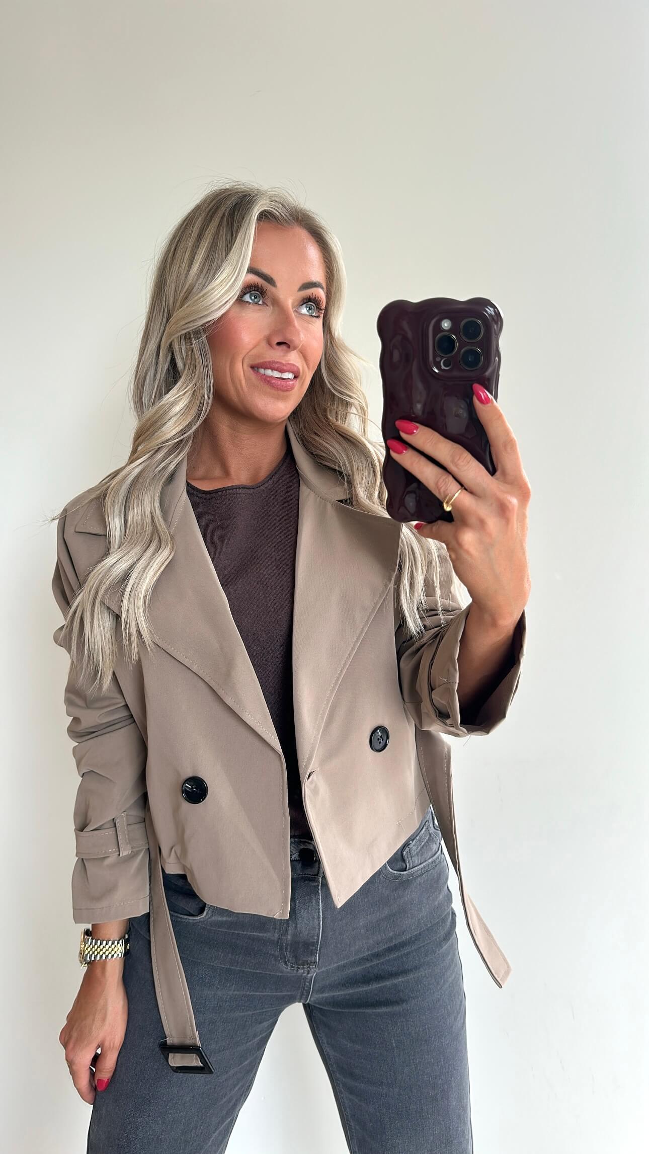 TOMIE Trench - taupe