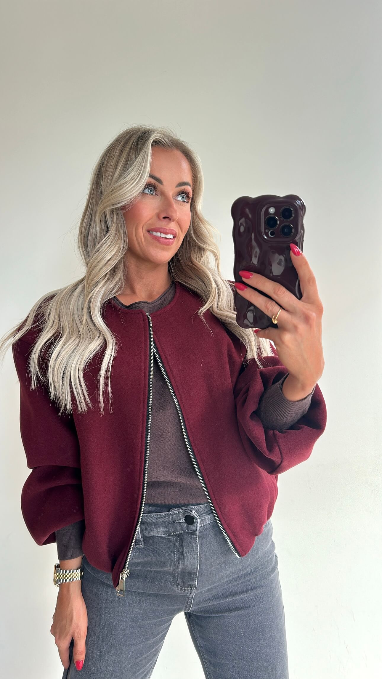 BABS Bomber - bordeaux