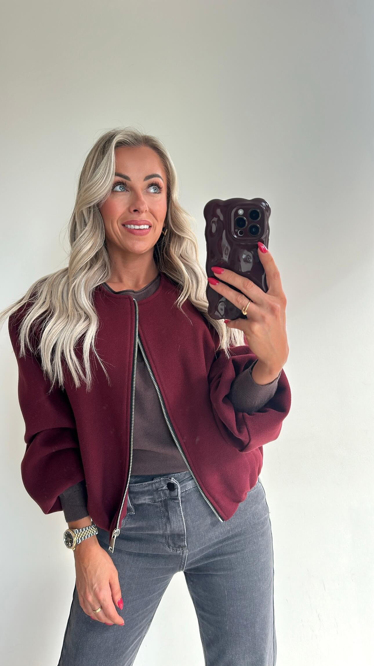 BABS Bomber - bordeaux