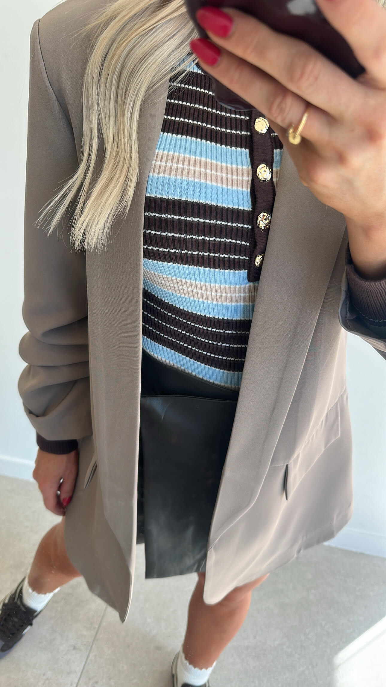 BILLIE Blazer - taupe