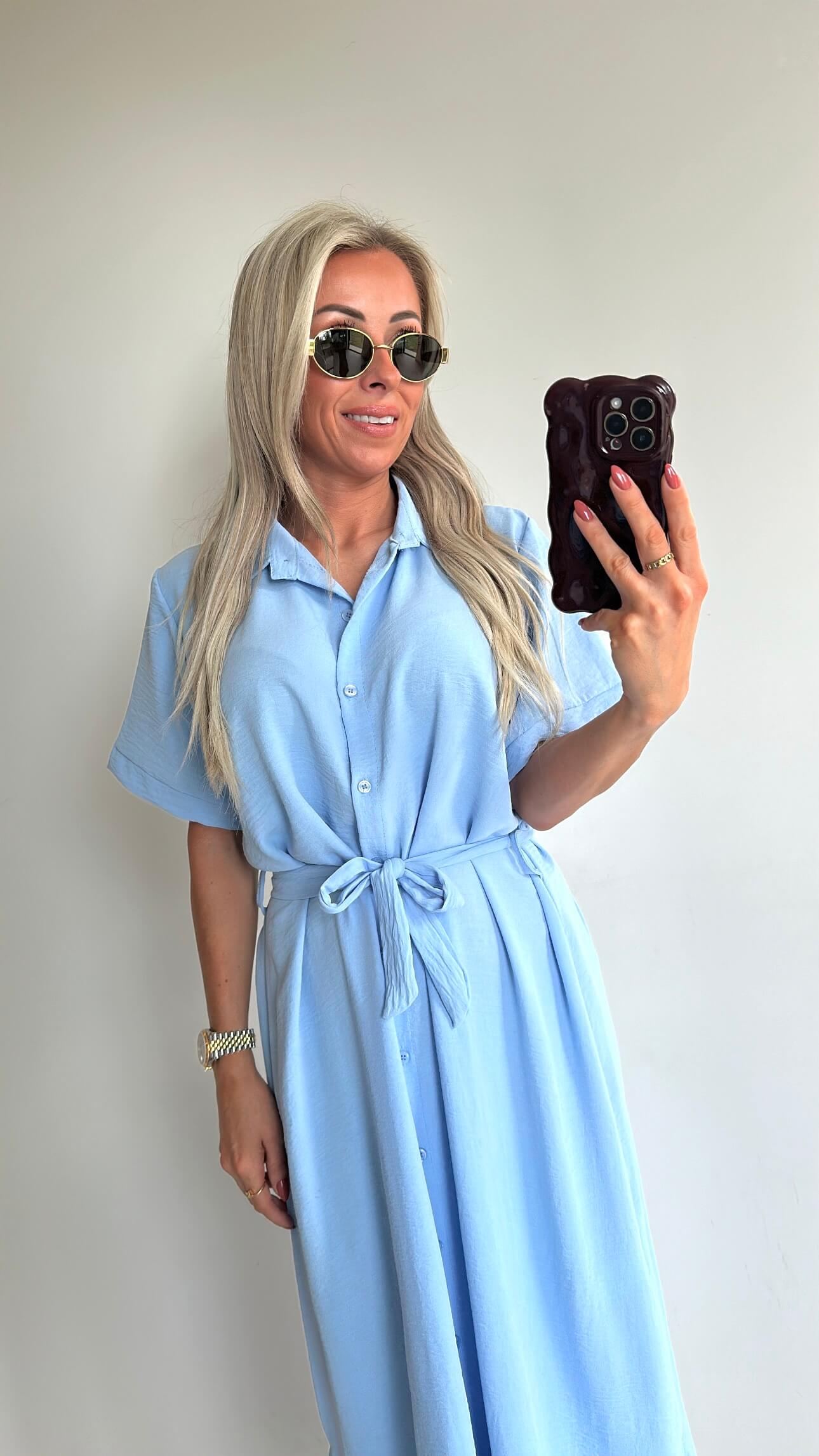 SUMMER SOPHIE Dress Long - baby blue