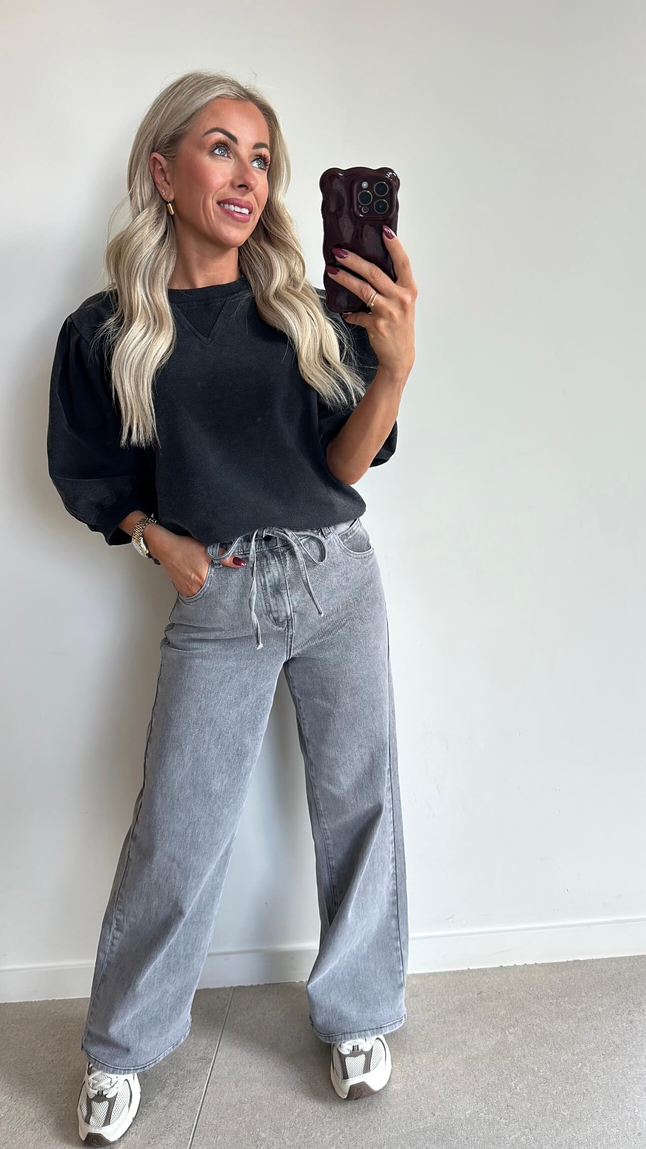 PAULA Sweater - washed black