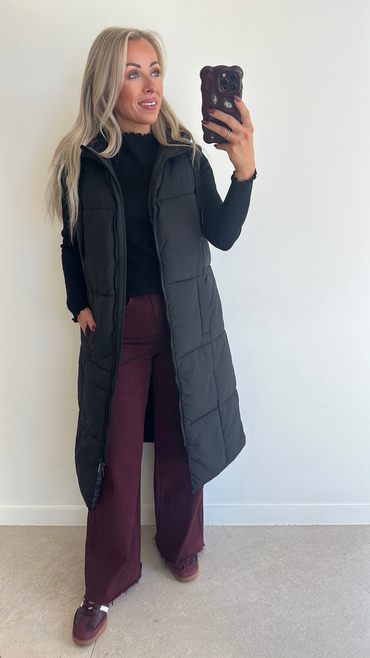 GEORGIE Gilet - black