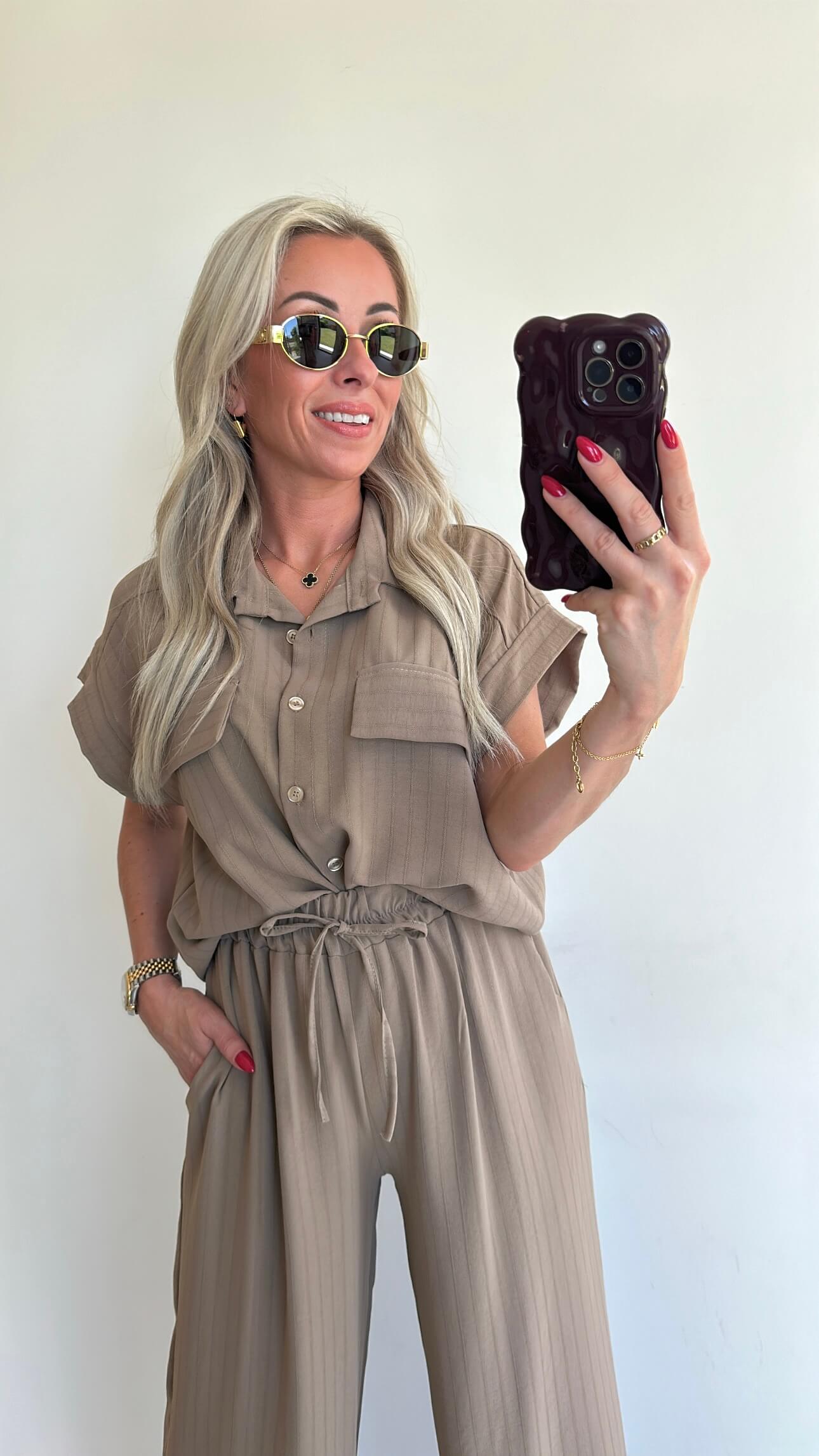CLASSIE COMFIE Set - taupe